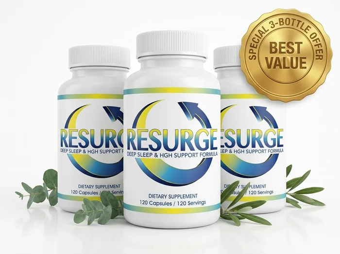 Resurge natural 3-bottle bundle optimization kit with golden seal offer
