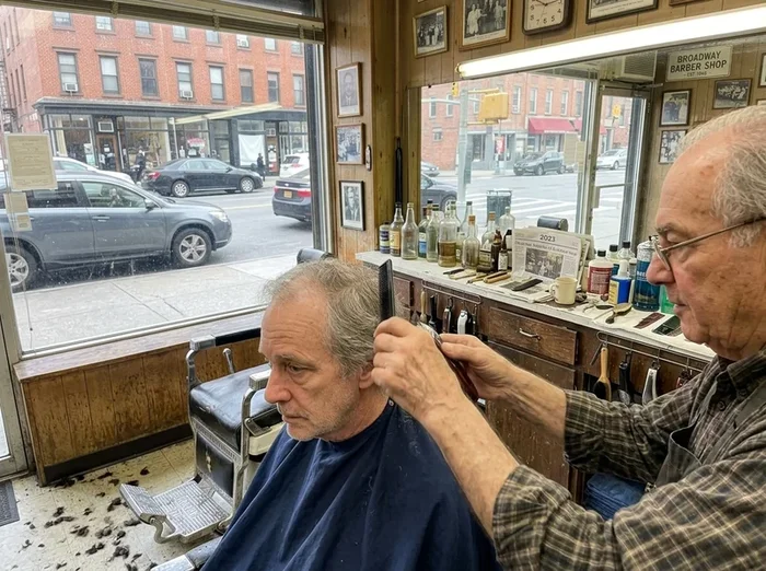 John at Broadway Barber Shop